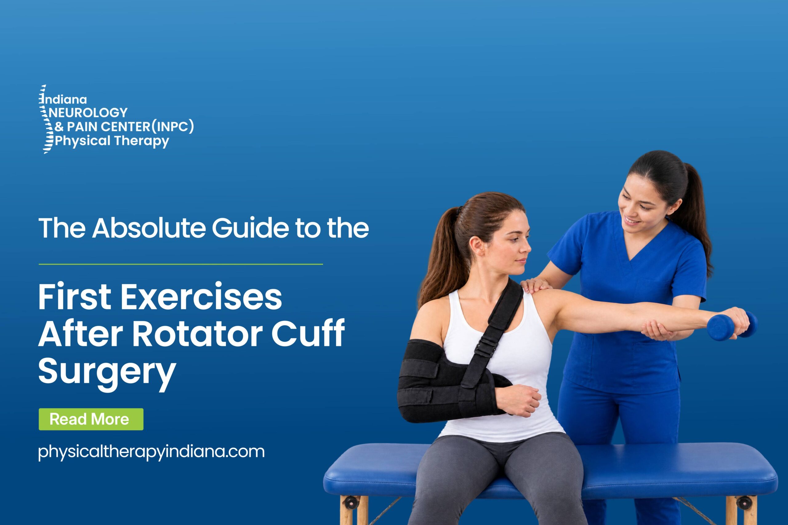First exercises after rotator cuff surgery